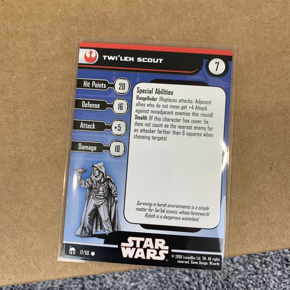 WOTC Star Wars Miniatures - Rebels: Commandos, Scout, Juno Eclipse, Trooper