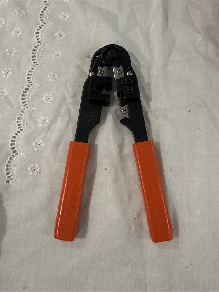 RJ45 Ethernet Crimping Tool Kit 8P8C w/ Modular Connectors Taiwan