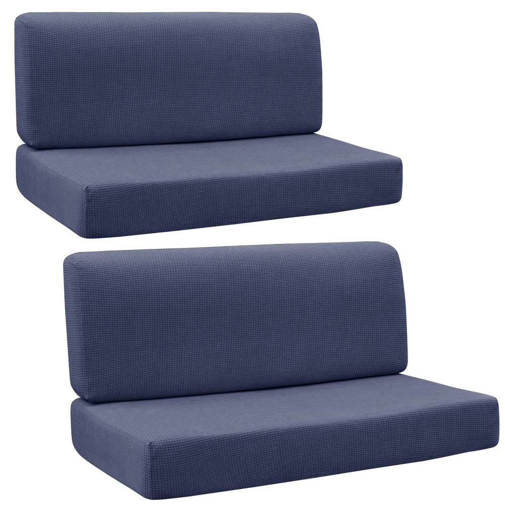 4PCS Waterproof RV Sofa Cushion Covers Stretch Camper Couch Protector Slipcovers