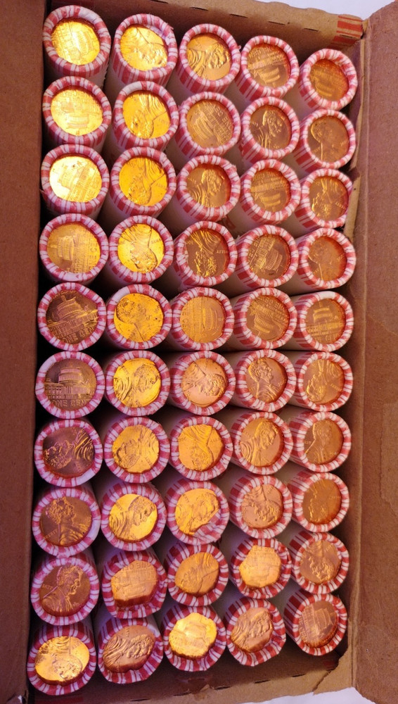 2009 P Lincoln Bicentennial Presidency Penny 50 rolls in the box LP4