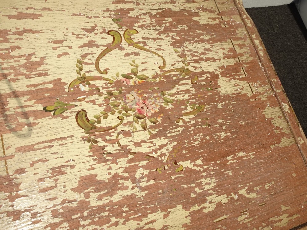 Vintage Rustic French Provincial End Table - Side Table Asis