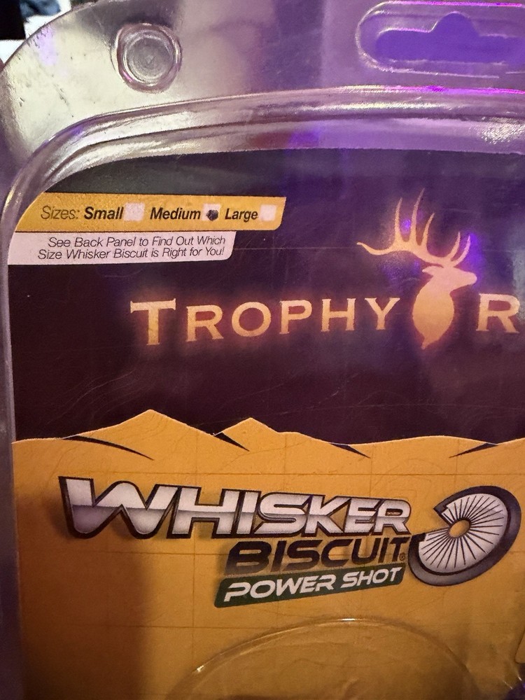 TROPHY RIDGE WHISKER BISCUIT Quick Shot Black Medium Archery Arrow Rest