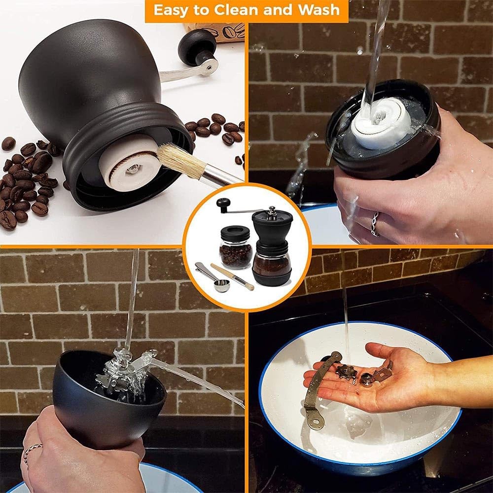 1pc Hand Grinding Coffee Machine Manual Small Grinder for Coffee Beans - Perf...