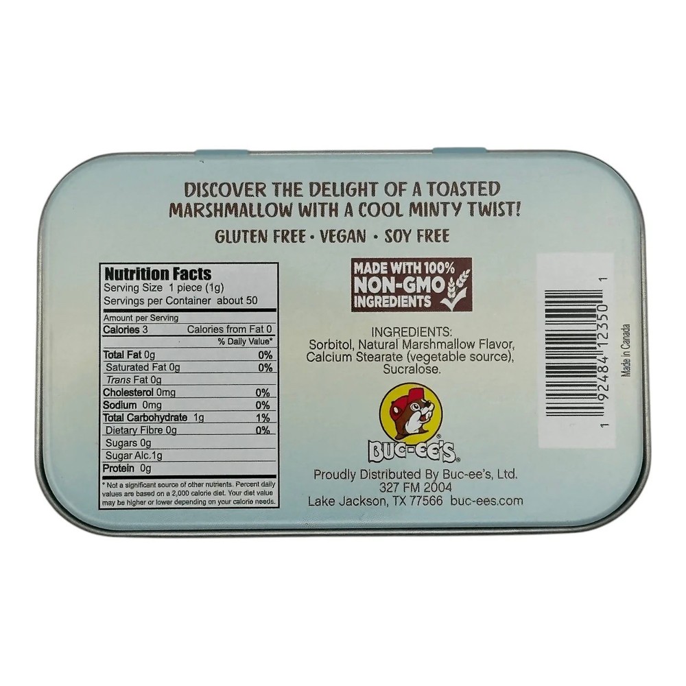 Buc-ee's Mints- Marshmallow (6 Pack)