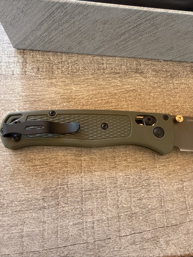 Bugout 535 Olive Green Handle CPM-S30V Blade Authenticity Unverified