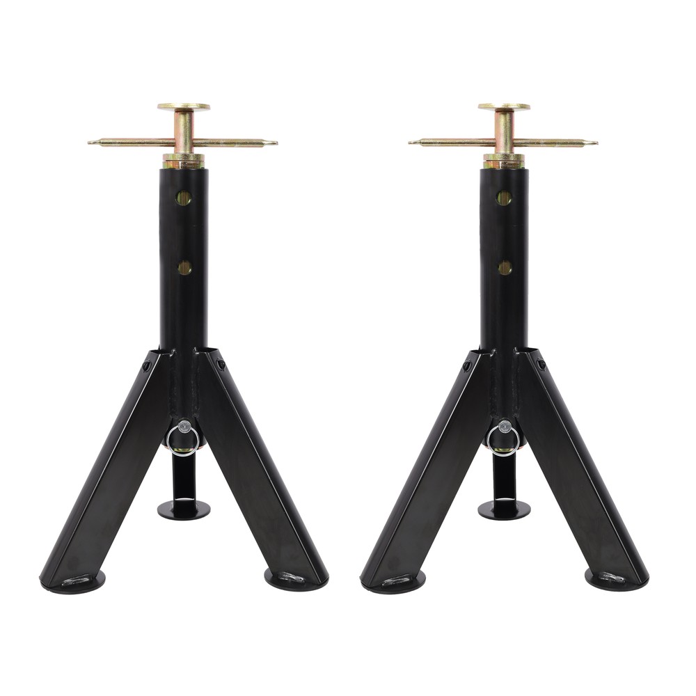 2pcs RV Adjustable Telescoping Stabilizer Jack Stand Supports Stabilizer Jacks