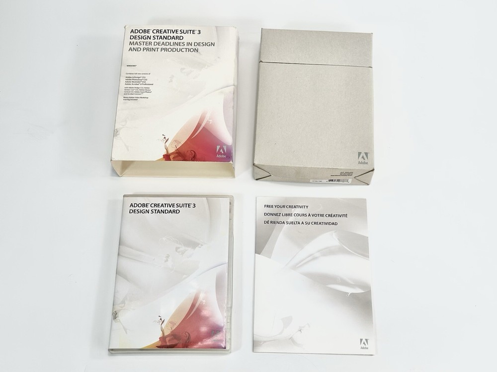 Adobe Creative Suite 3 Design Standard Macintosh MAC W/ Adobe Acrobat FAST SHIP