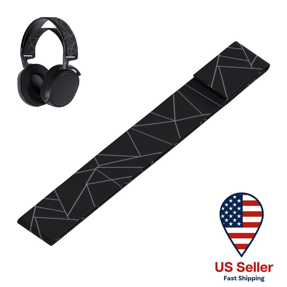 Replacement Headband for SteelSeries Arctis 7/9/Pro/Prime - Elastic Pad Black
