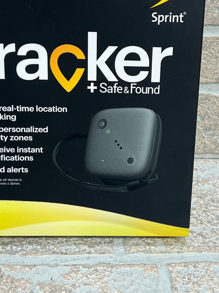 Sprint Tracker Safe & Found GPS Tracker Apple Android Compatible NEW