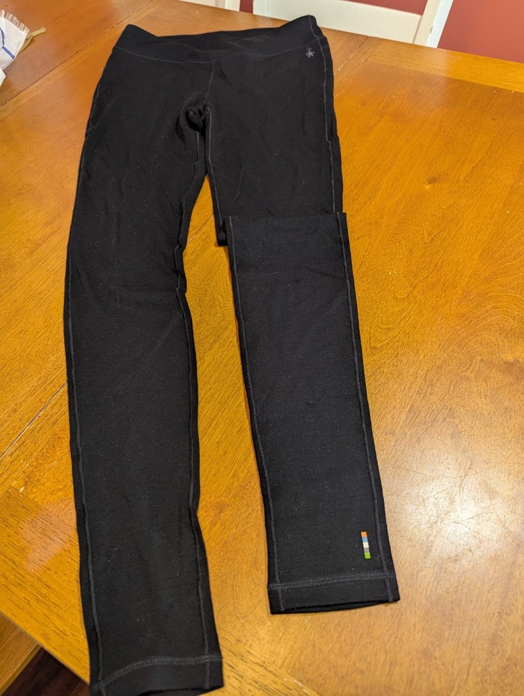 Smartwool Women's Classic Thermal Base Layer Bottoms Black Merino Wool Medium...