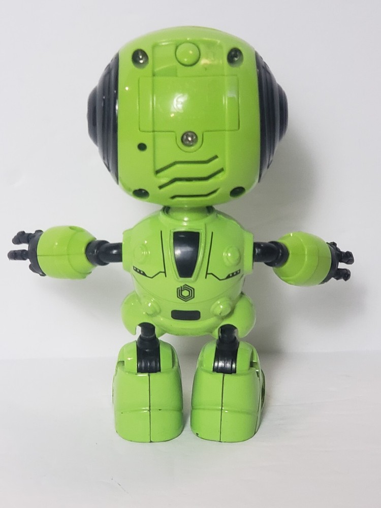 BOT Robot Die Cast Green Toy Figure