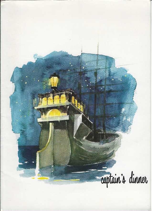 Cruise Menu - Fairwind Sitmar Cruises 1981