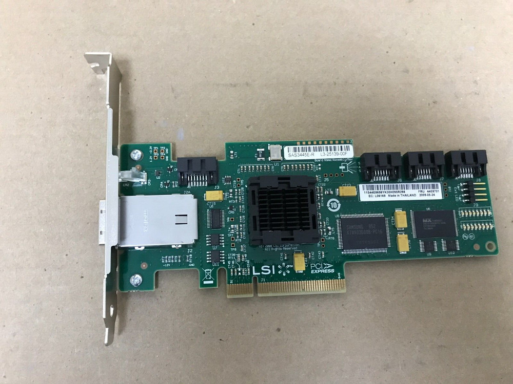 IBM LSI Logic SAS3445E-R RAID Controller Card 3Gbs  FRU 44E8701