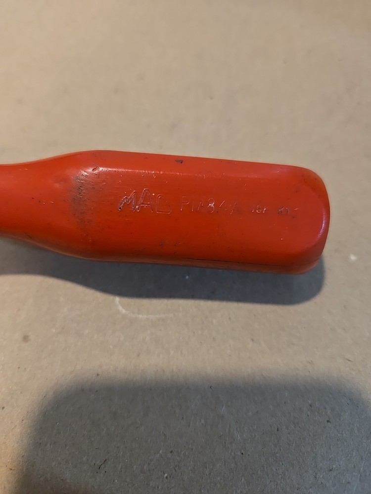 Mac Tools 1/4" Magnetic Bit Driver Red Handle USA MISSING END CAP PM84A