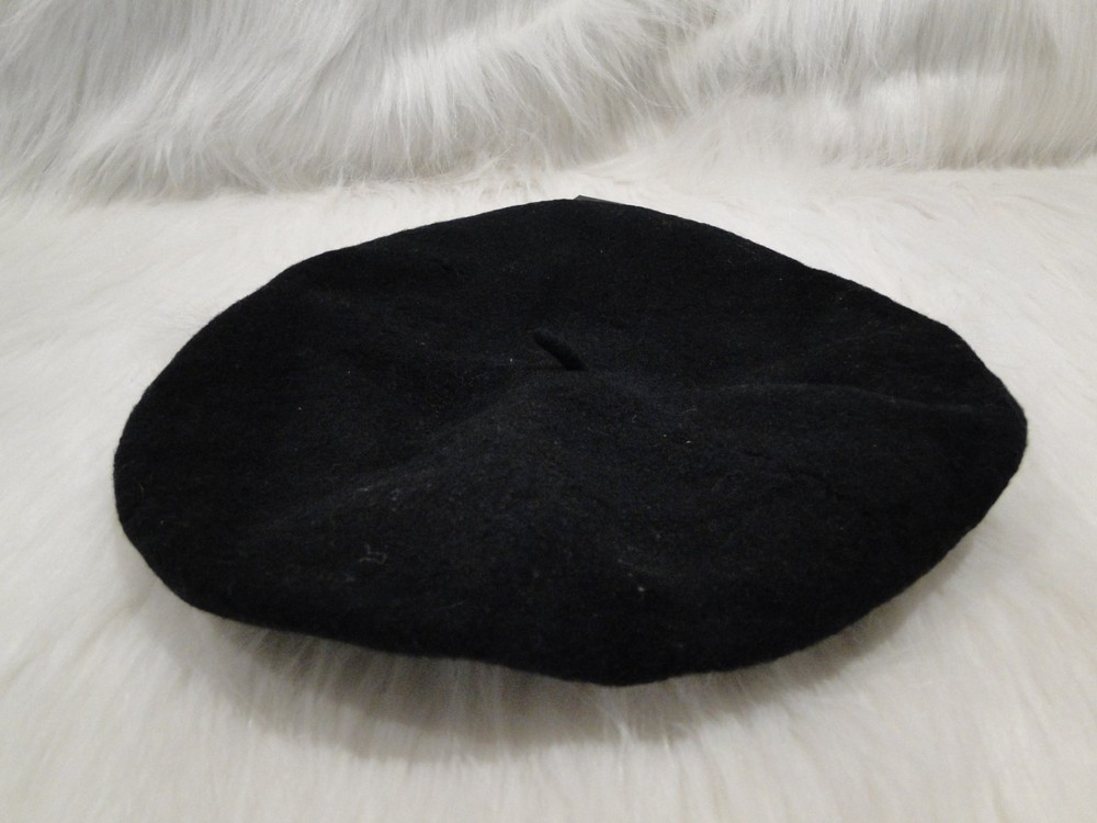 Luca&Marc Pure Wool Beret Black