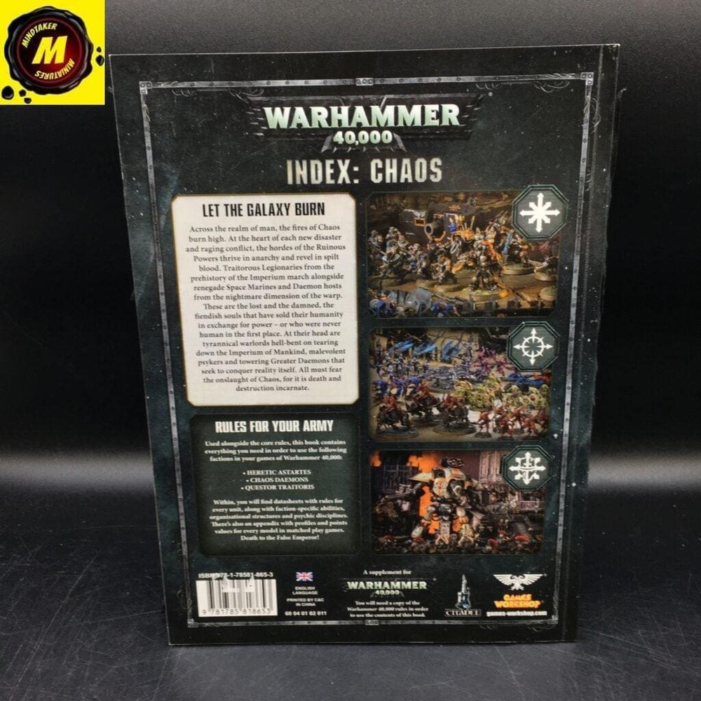 Index: Chaos (8th Edition) - #23732 - Rules and Codexes