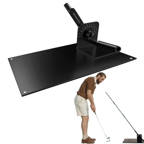 Golf Alignment Sticks System with Holder Angle Plate, Golf Trainer Aid