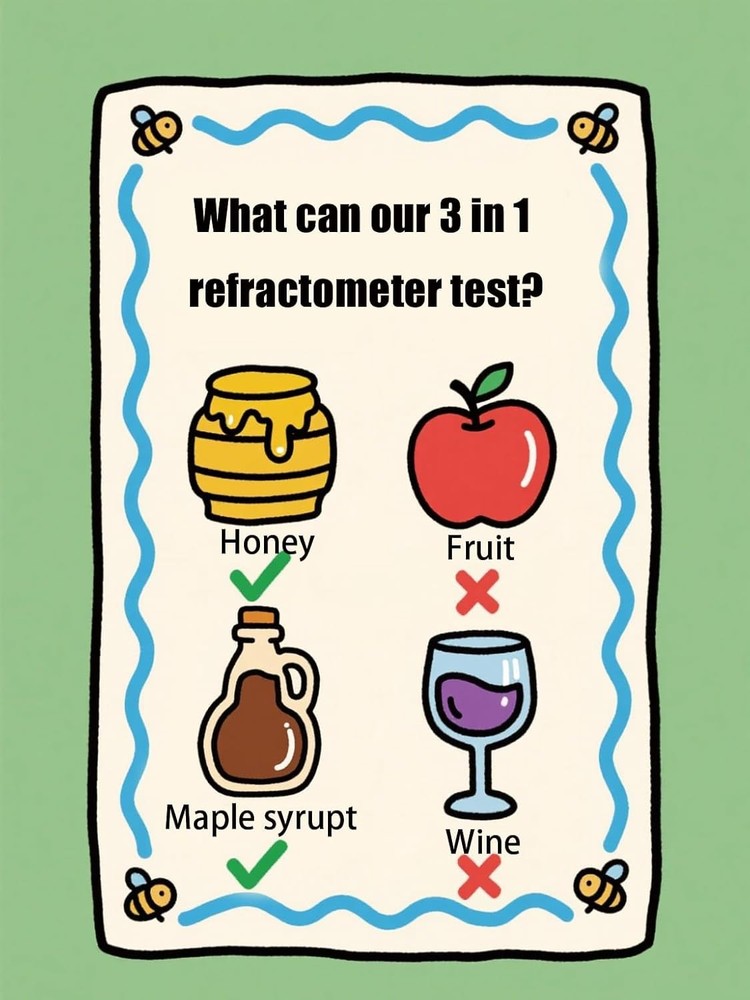 Honey Maple Syrup brix Refractometer /58-90 10-33 Moisture...
