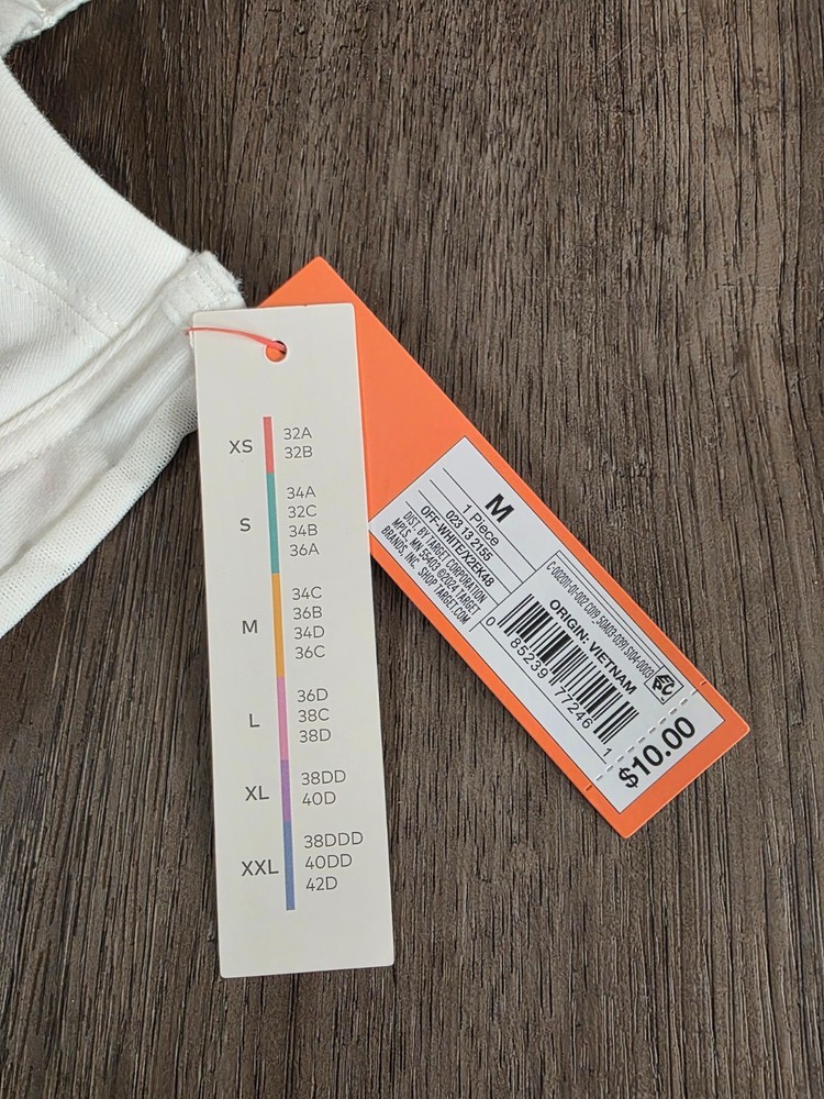Womens Juniors Colsie off-white Bra Medium NWT