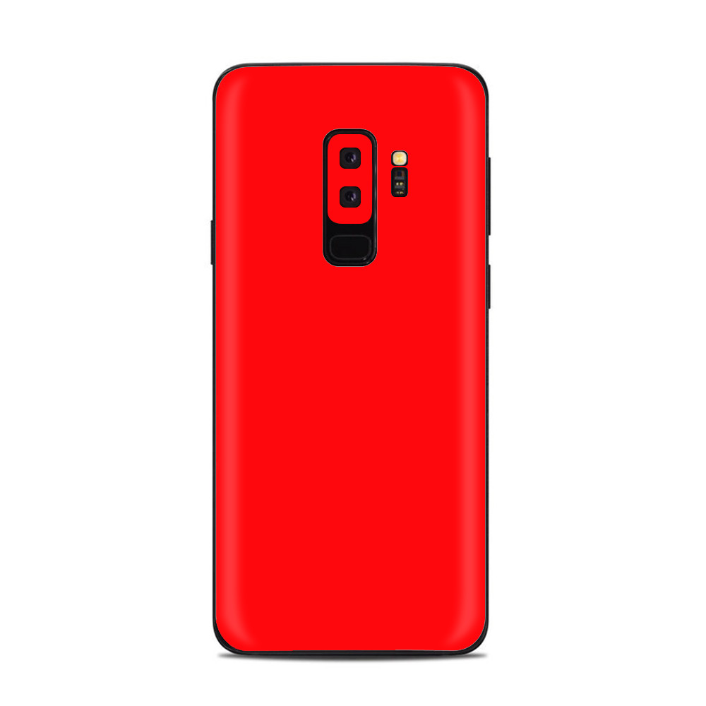 Samsung Galaxy S9 Plus Skins Decals - Solid Red color