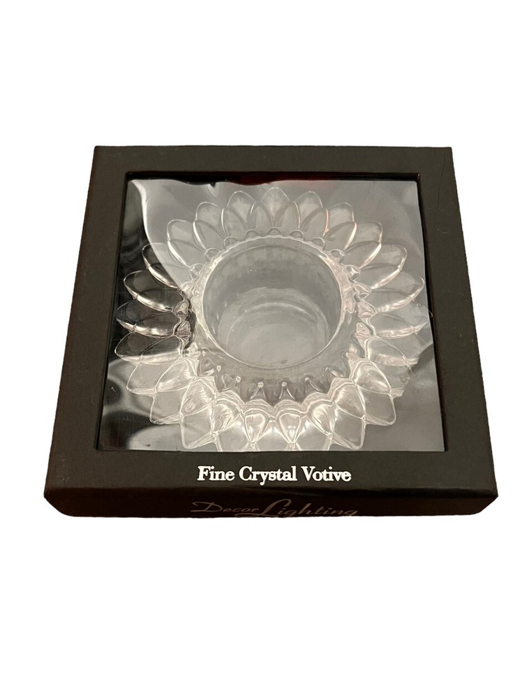 VINTAGE Studio Crystal by Studio Silversmiths Decor Lighting Crystal Votive
