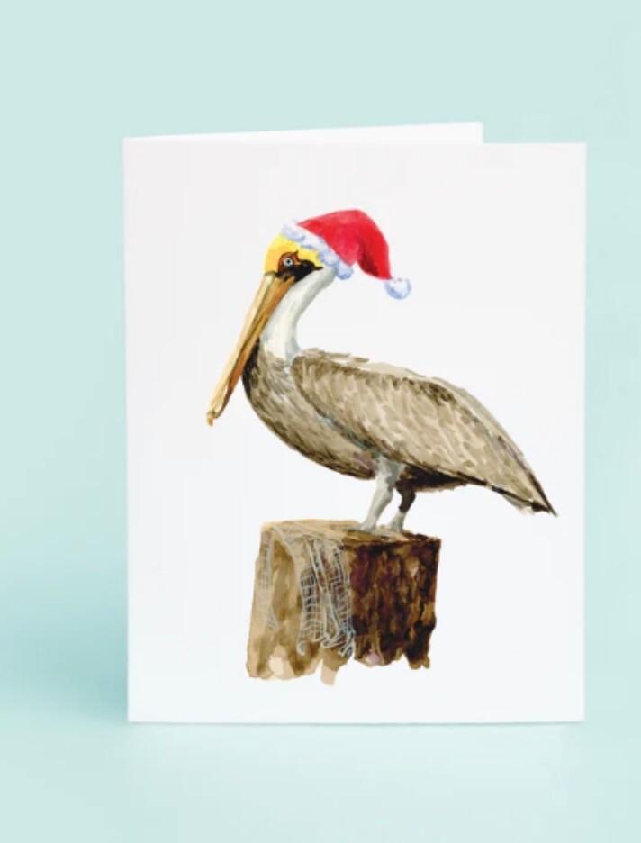 Christmas Pelican Note Cards