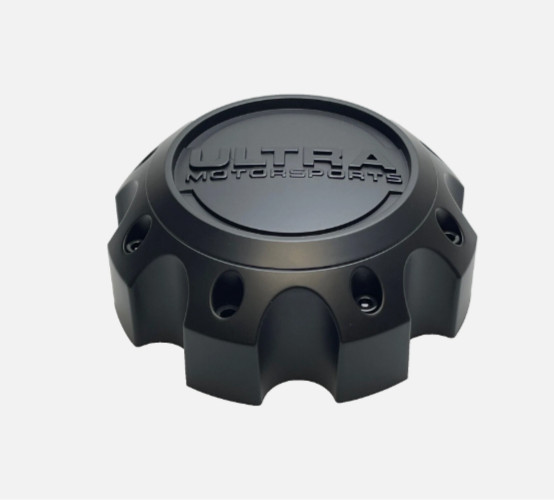 ULTRA MOTORSPORTS A89-9778SBB OEM 6.5" MATTE BLACK CENTER CAP *C6