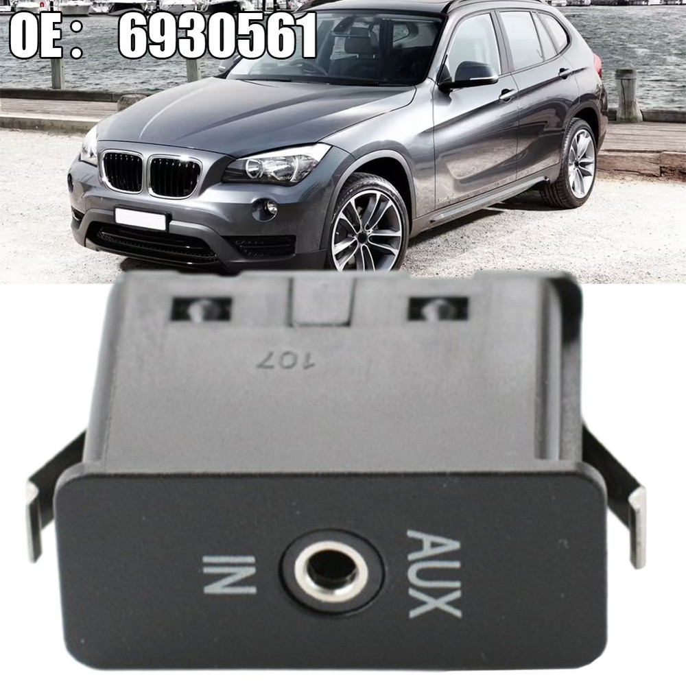 For-BMW 1 3 5 6 7 X3 For X5 SERIES E60 E61 E81 E87 E90 Audio Aux In Socket-Plug