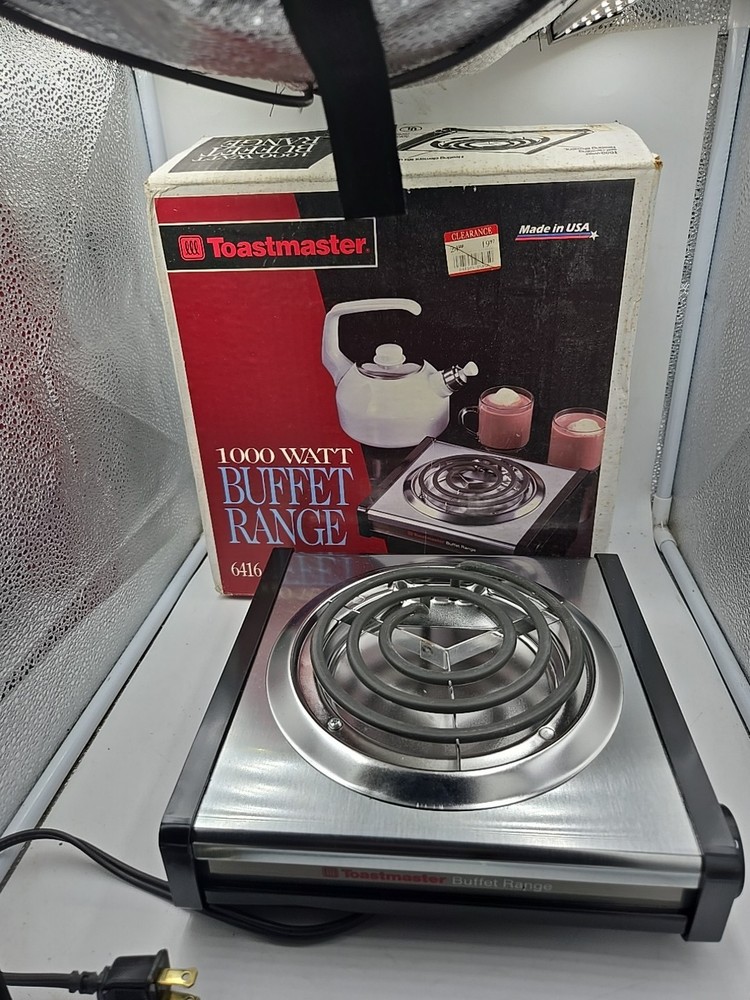 Toastmaster Electric Buffet  Range  1000 Watt Modrl 6416