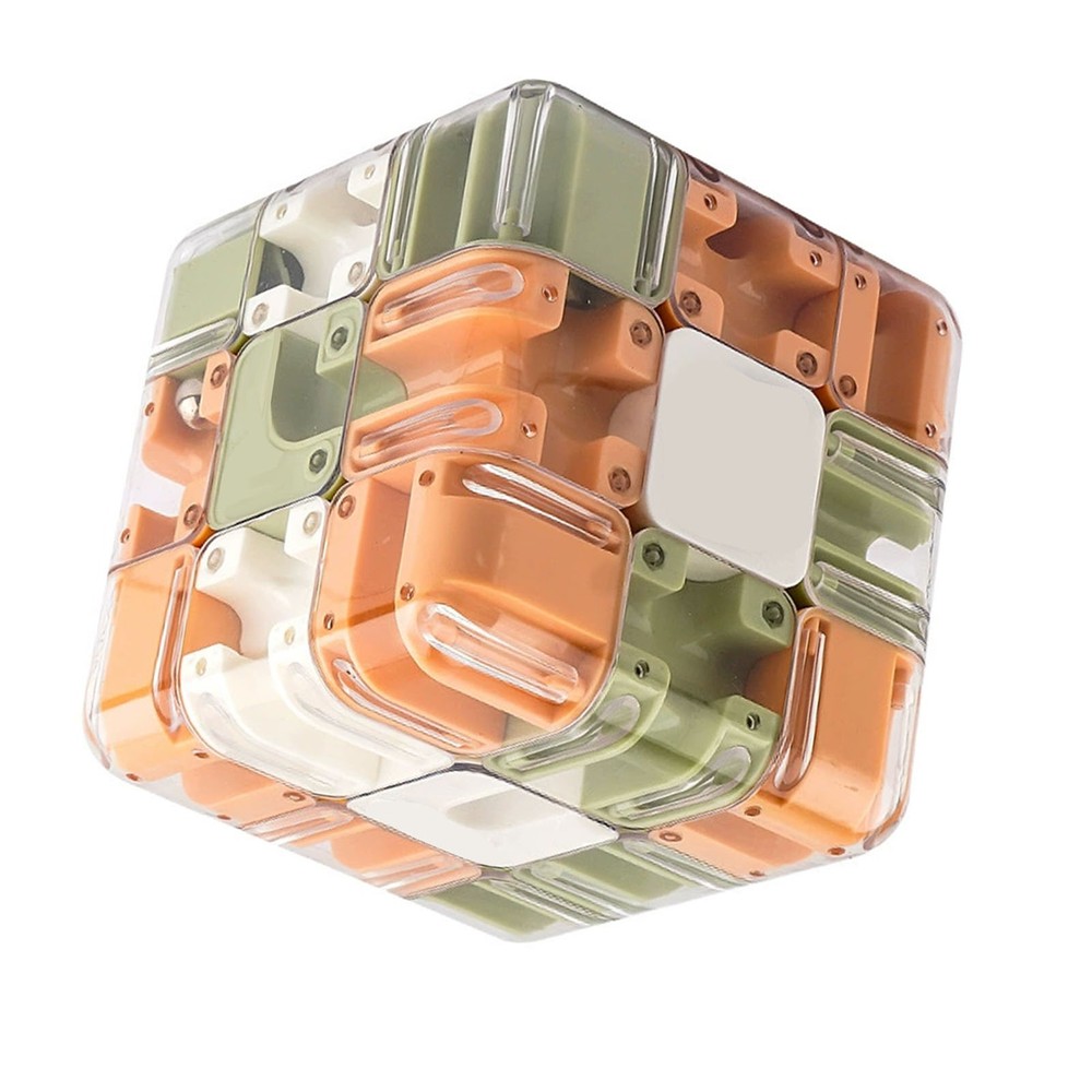 3D Maze Puzzle Cube for Kids 3+ Rolling Ball&Cube Concentration Training