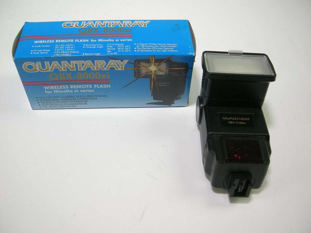 Quantaray QBX-800xi Wireless Remote Flash for Minolta xi Series