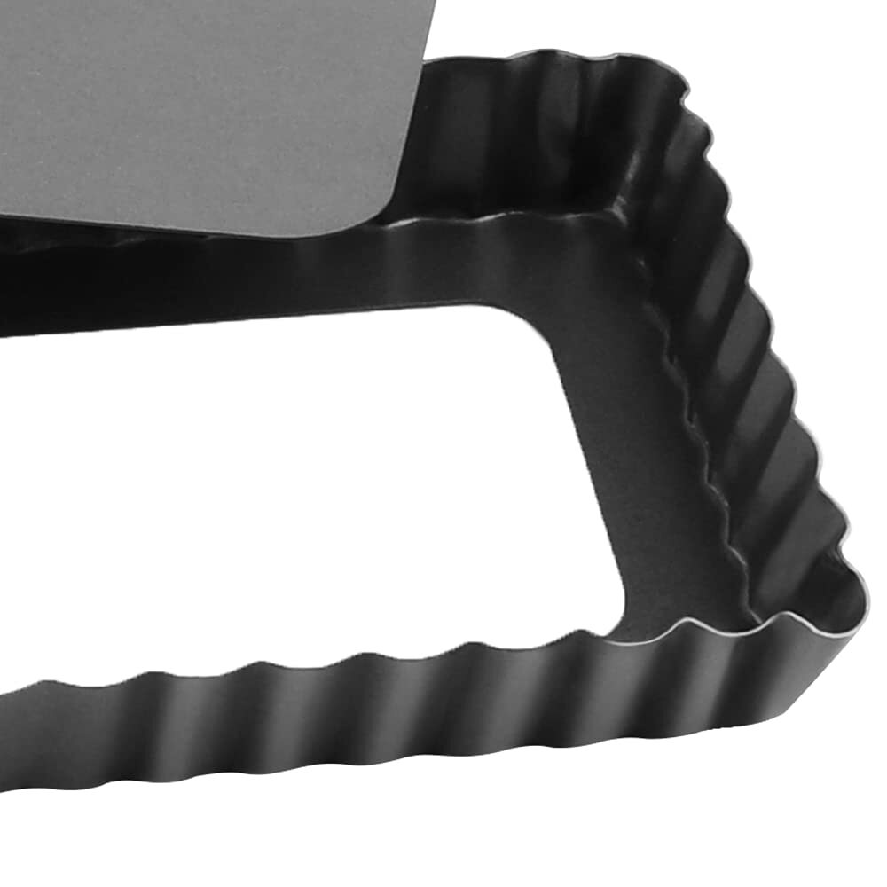 Cyimi Rectangular Tart Pan 14 Inch Nonstick Quiche Pie Pan with Removable Bot...
