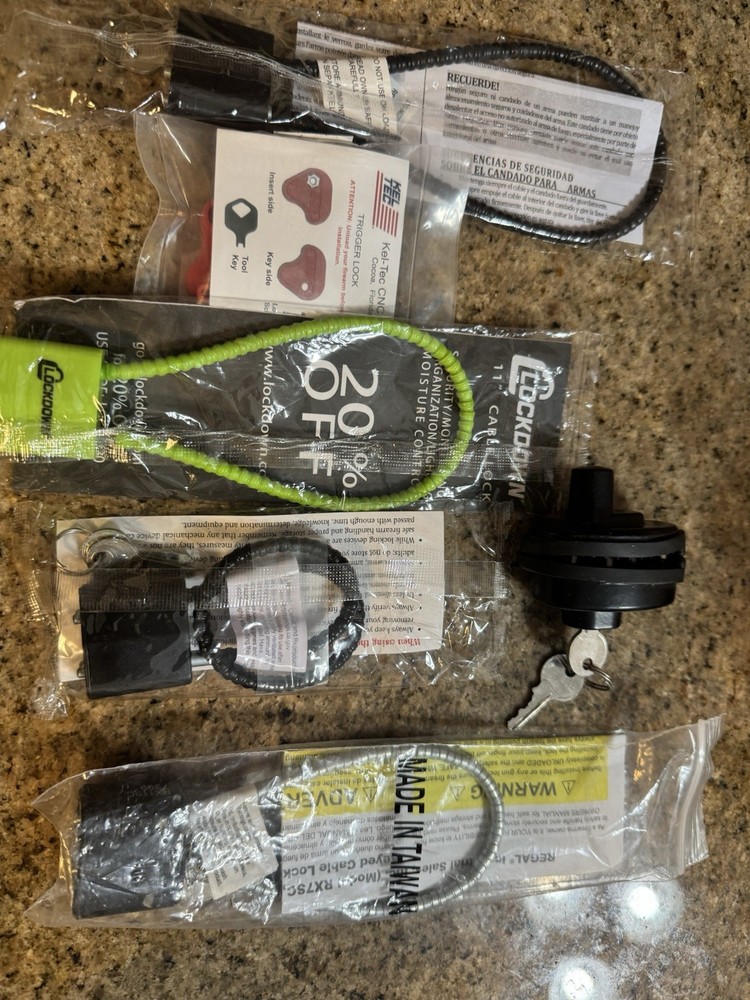 Lot gun cable locks