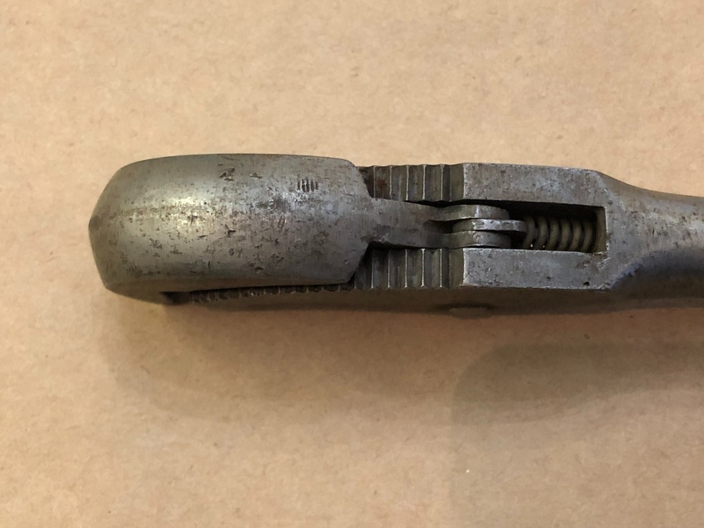 Vintage 8" Spring Loaded Automatic Pipe Wrench