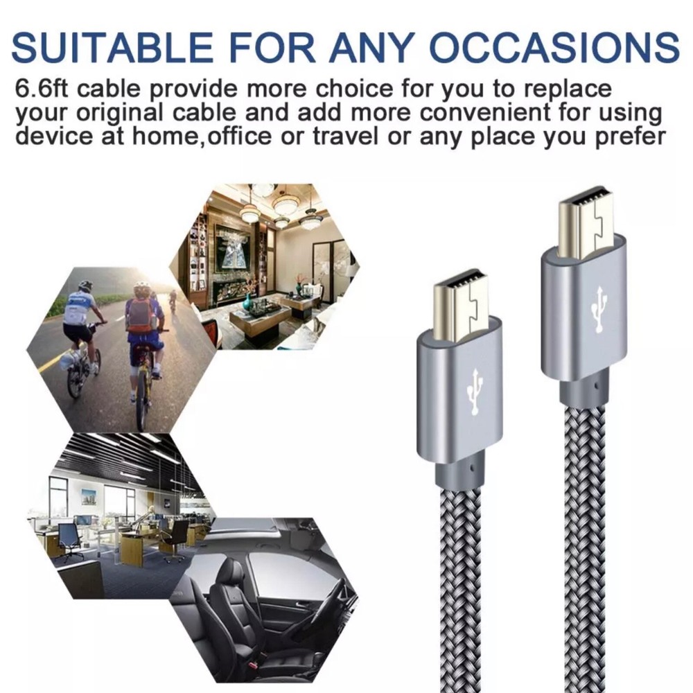🆕 6FT FOR BLUE YETI MICROPHONE USB SYNC POWER DATA CABLE CORD MIC RECORDING PRO