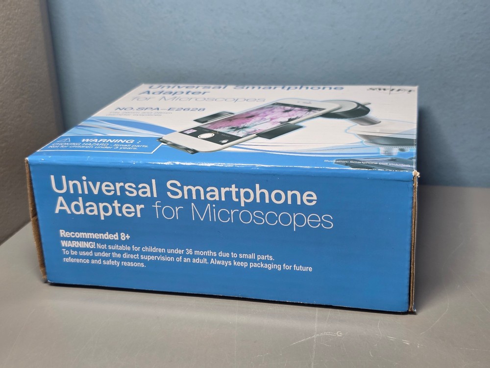 Swift Microscope Lens Adapter, Smartphone Camera Adapter Mount SPA-E2628 -New
