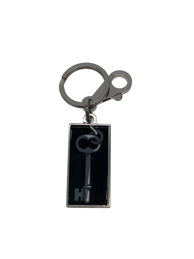 HERMES Keychain Illusion BLK Men Used