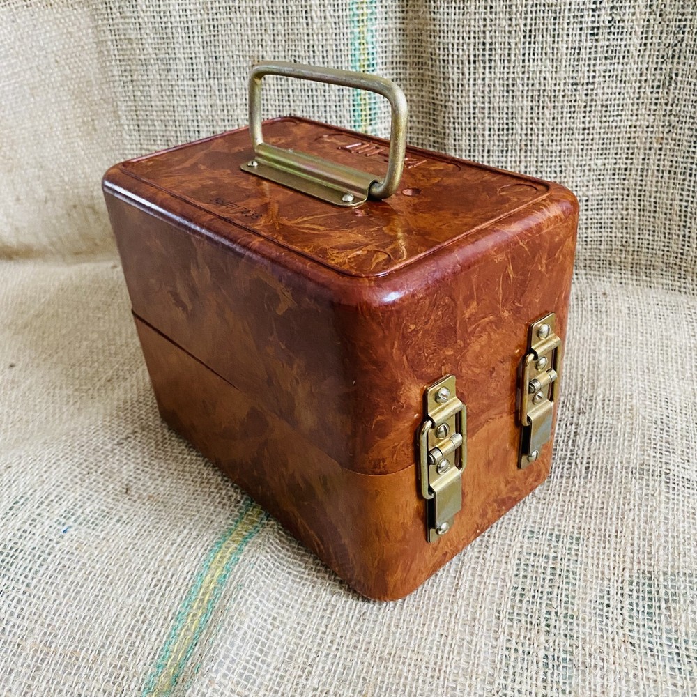 Soviet Bakelite box. Russian Shells/cartridges storage container. Ammo box USSR.