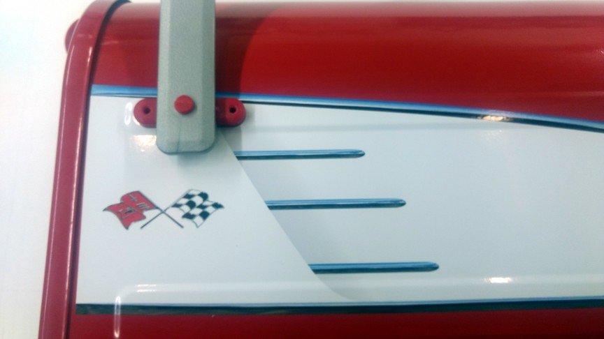 Corvette Mailbox sticker decal