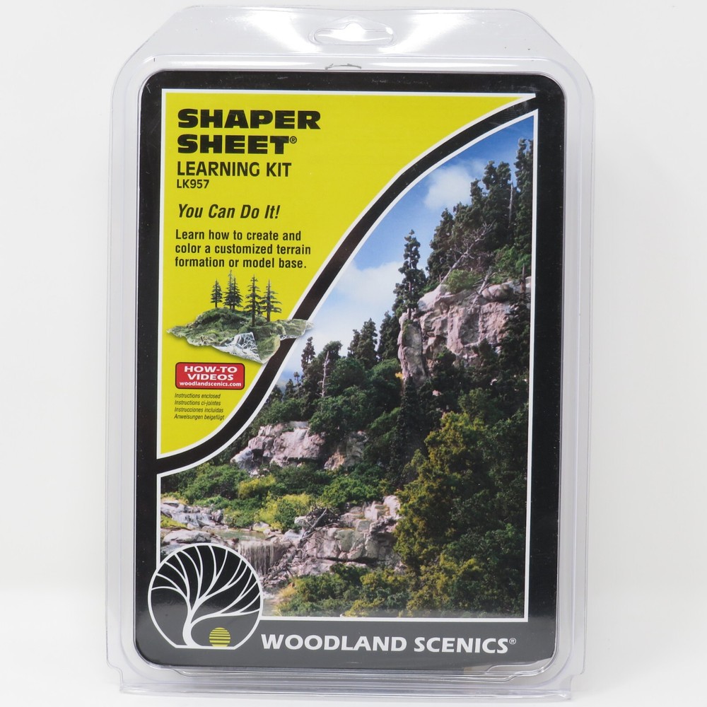 Woodland Scenics 957 Shaper Sheet Learning Kit Scenery for Model Train Layout