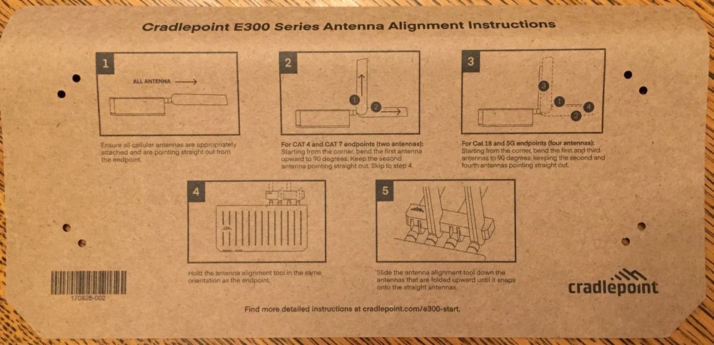 Cradlepoint E320-5G Enterprise Router T-Mobile Only, Model S6A139A