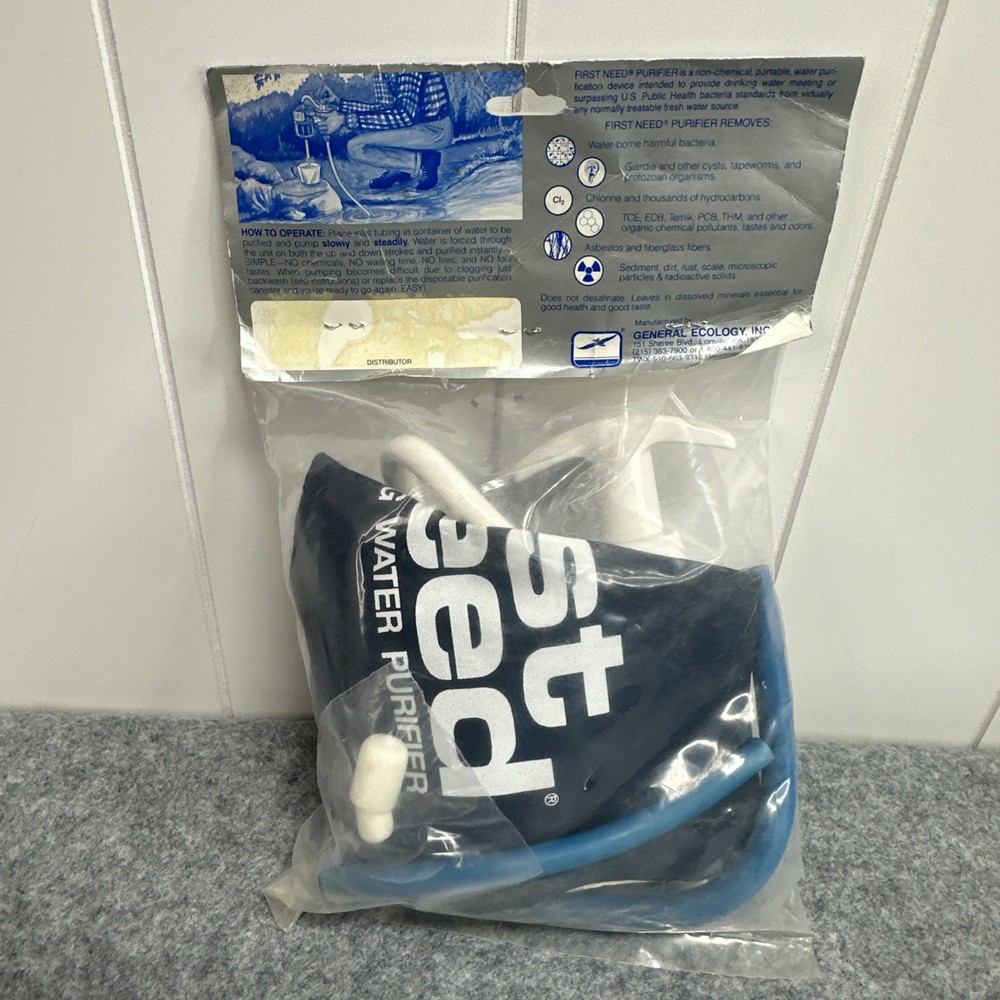 First Need Portable Water Purifier Microfilter Filter Pump Purification System