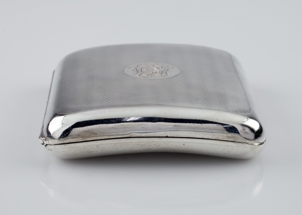 Sampson Mordan & Co. Sterling Silver Cigarette Case Monogrammed Nice Condition!