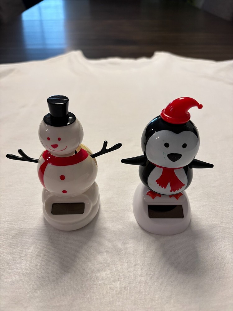 Snowman and Penguin Suncatchers