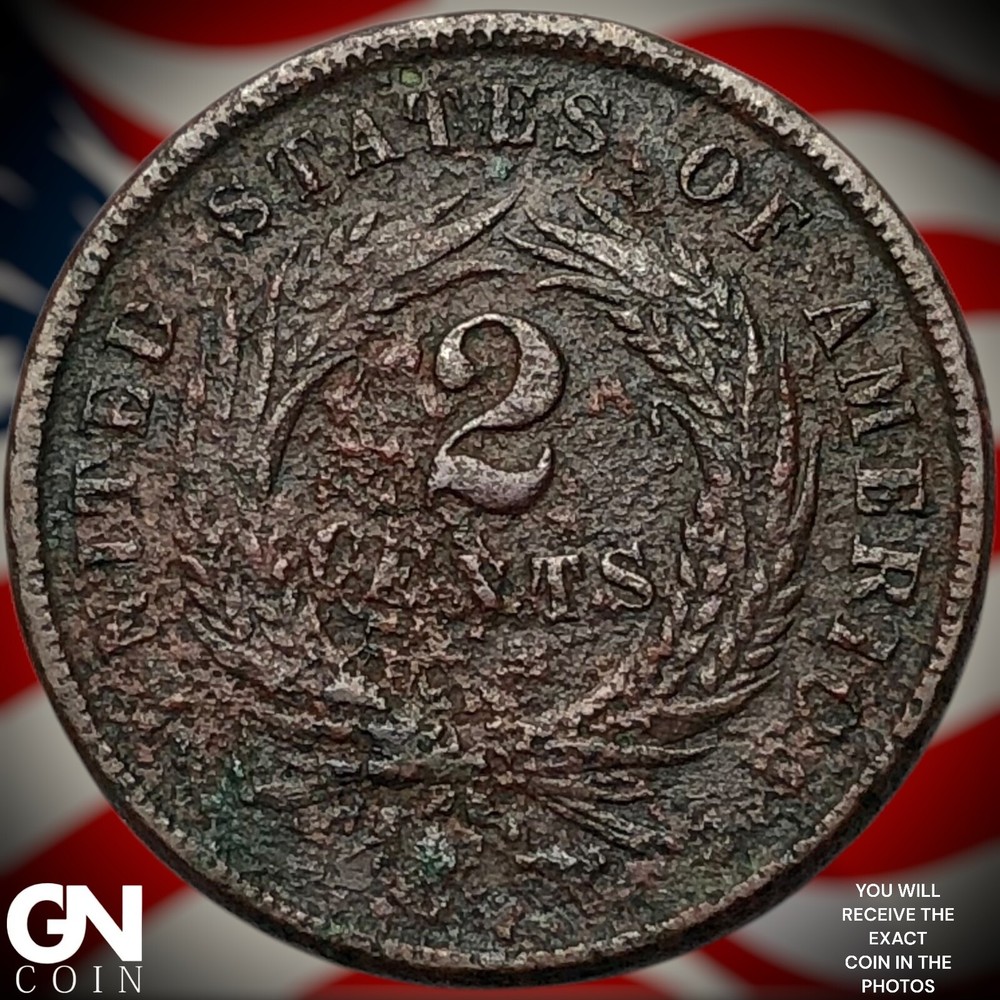 1864 2 Cent Piece Y7602