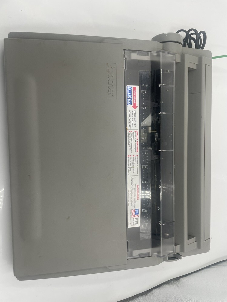 Brother Correctronic GX-7500 Electronic Typewriter Tested Types Well