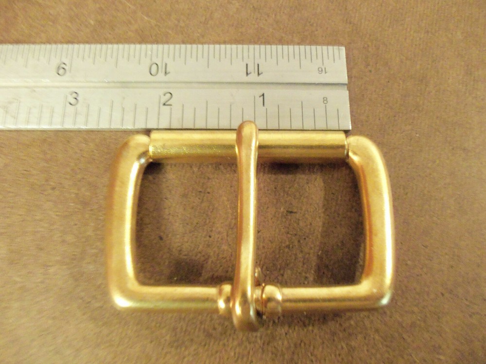 2" Solid Brass End Bar Roller Buckle (Pack Of 2)