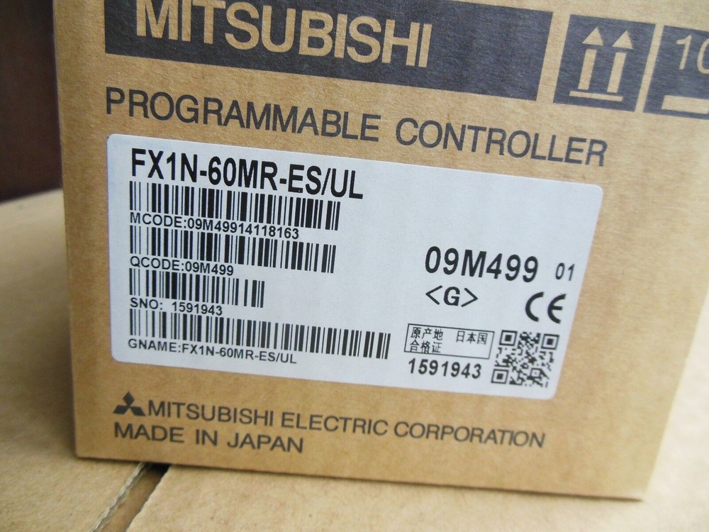 1PC New Mitsubishi FX1N-60MR-ES/UL Programmable Logic Controller Fast Shipping