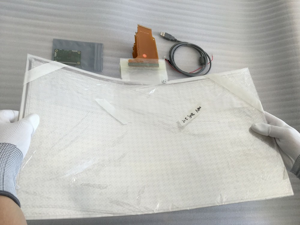 23.8" 16:9 Ratio 10 Touch Points Interactive Capacitive Touch Foil/Bottom Tail