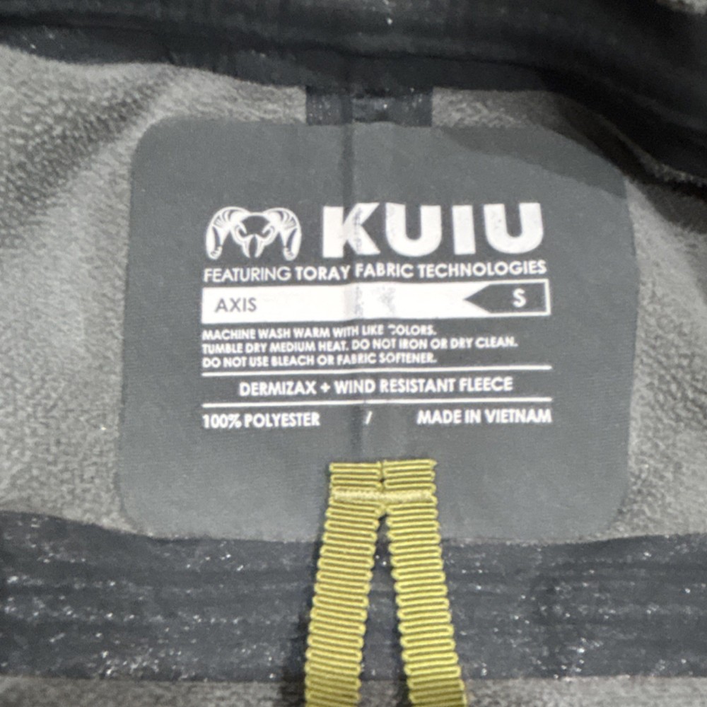 KUIU Axis Camouflage Hooded Wind Resistant Thermal Polyester Jacket Size S
